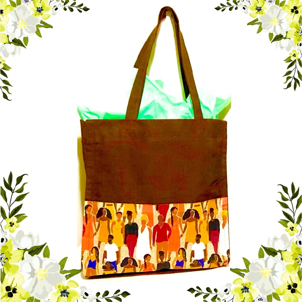 Custom always walking forward tote bag